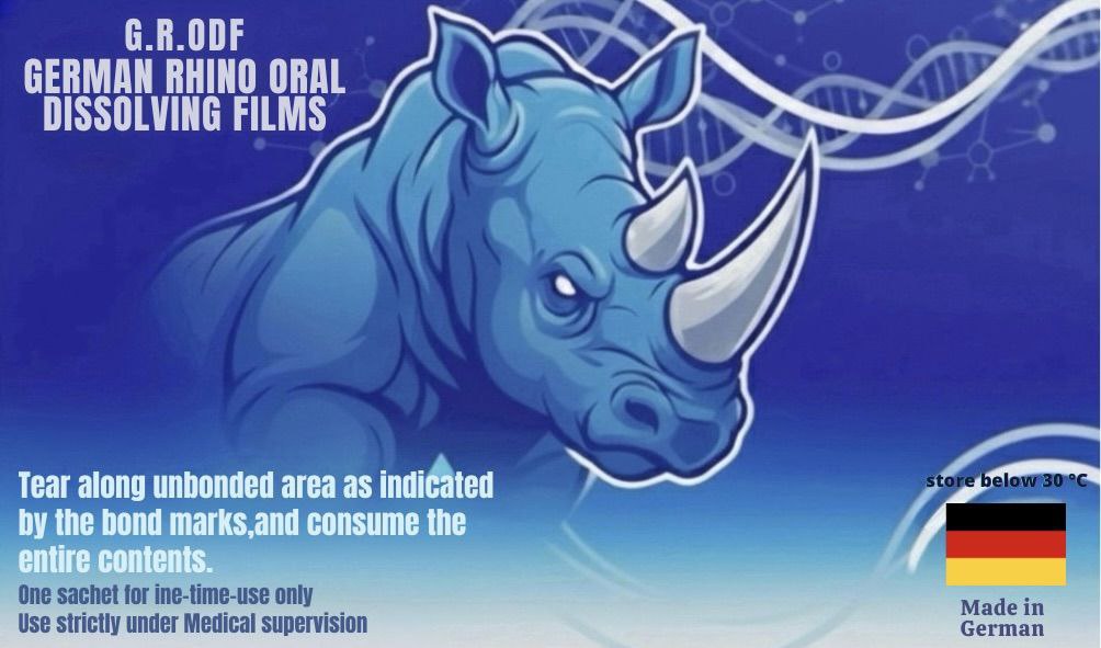 德國犀牛神舌貼 - 口溶閃充科技